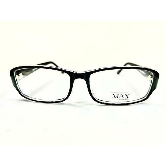 New MAX by Max Cole MMC-02 Col.90 Black Eyeglasses 55/15/135 - Picture 1 of 6